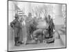 Boy Scouts making a fire for the visit of Sir Robert Baden-Powell to the White House, 1911-Harris & Ewing-Mounted Photographic Print