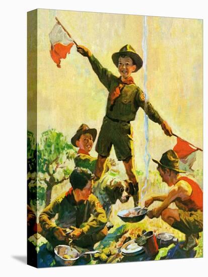 "Boy Scouts,"September 1, 1930-William Meade Prince-Stretched Canvas
