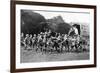 Boy Scouts with Van on Hampstead Heath, London-Reinhold Thiele-Framed Art Print