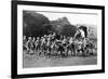 Boy Scouts with Van on Hampstead Heath, London-Reinhold Thiele-Framed Art Print