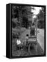 Boy Selling Coca-Cola from Roadside Stand-Alfred Eisenstaedt-Framed Stretched Canvas