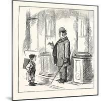 Boy: Shine Mister?-null-Mounted Giclee Print