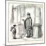Boy: Shine Mister?-null-Mounted Giclee Print
