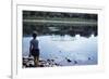 Boy Skipping Rocks-William P^ Gottlieb-Framed Photographic Print