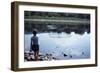 Boy Skipping Rocks-William P^ Gottlieb-Framed Photographic Print