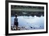 Boy Skipping Rocks-William P^ Gottlieb-Framed Photographic Print