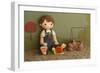 Boy Snips and Snails-null-Framed Photographic Print