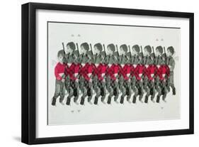 Boy Soldiers, 1996-Laila Shawa-Framed Giclee Print