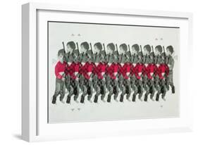 Boy Soldiers, 1996-Laila Shawa-Framed Giclee Print