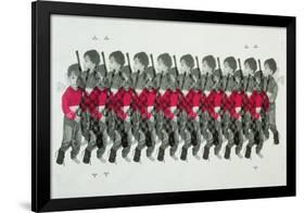 Boy Soldiers, 1996-Laila Shawa-Framed Giclee Print