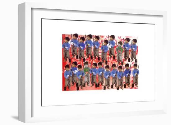 Boy Soldiers, 2005-06-Laila Shawa-Framed Giclee Print