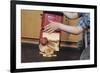 Boy Spilling Lunchbox Contents-William P. Gottlieb-Framed Photographic Print