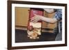 Boy Spilling Lunchbox Contents-William P. Gottlieb-Framed Photographic Print