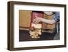 Boy Spilling Lunchbox Contents-William P. Gottlieb-Framed Photographic Print