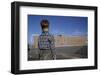 Boy Standing in Schoolyard-William P. Gottlieb-Framed Photographic Print