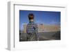 Boy Standing in Schoolyard-William P. Gottlieb-Framed Photographic Print