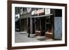 Boy Standing Outside Toyland-William P. Gottlieb-Framed Photographic Print