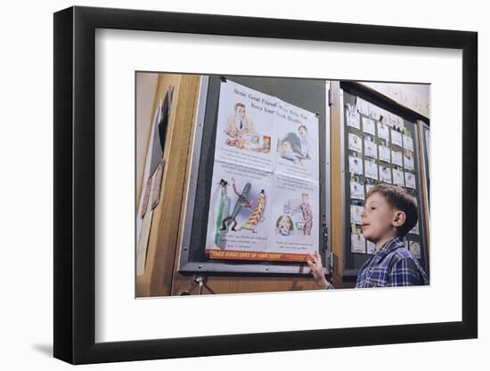 Boy Standing-William P. Gottlieb-Framed Photographic Print