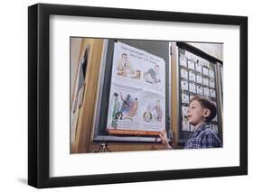 Boy Standing-William P. Gottlieb-Framed Photographic Print