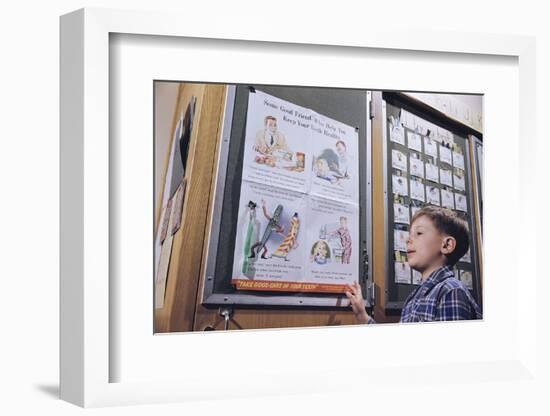 Boy Standing-William P. Gottlieb-Framed Photographic Print