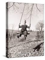 Boy Swinging-Philip Gendreau-Stretched Canvas