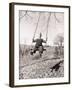 Boy Swinging-Philip Gendreau-Framed Photographic Print