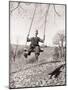 Boy Swinging-Philip Gendreau-Mounted Photographic Print