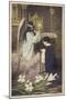 Boy Taking First Communion, Attended to by Guardian Angel (Coloured Photo)-null-Mounted Giclee Print