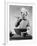 Boy Tasting His Cooking-Philip Gendreau-Framed Photographic Print