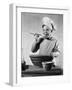 Boy Tasting His Cooking-Philip Gendreau-Framed Photographic Print