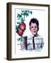 "Boy Tempted by Apples,"October 4, 1924-Clarence William Anderson-Framed Giclee Print