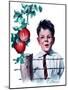 "Boy Tempted by Apples,"October 4, 1924-Clarence William Anderson-Mounted Giclee Print