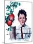 "Boy Tempted by Apples,"October 4, 1924-Clarence William Anderson-Mounted Giclee Print