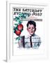 "Boy Tempted by Apples," Saturday Evening Post Cover, October 4, 1924-Clarence William Anderson-Framed Giclee Print