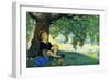 Boy under an Apple Tree-Jesse Willcox Smith-Framed Art Print