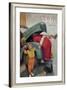 Boy Upset to See Santa Mechanic under Car Hood-null-Framed Art Print