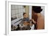 Boy Waiting for a Hot Dog-William P. Gottlieb-Framed Photographic Print