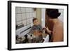 Boy Waiting for a Hot Dog-William P. Gottlieb-Framed Photographic Print