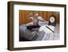 Boy Waking Up-William P. Gottlieb-Framed Photographic Print