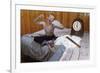 Boy Waking Up-William P. Gottlieb-Framed Photographic Print