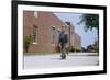 Boy Walking to School-William P. Gottlieb-Framed Photographic Print