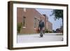 Boy Walking to School-William P. Gottlieb-Framed Photographic Print