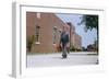 Boy Walking to School-William P. Gottlieb-Framed Photographic Print