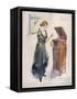 Boy Wanted! a Girl on Her Own Plays Her Phonograph-James Montgomery Flagg-Framed Stretched Canvas