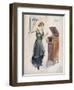 Boy Wanted! a Girl on Her Own Plays Her Phonograph-James Montgomery Flagg-Framed Photographic Print