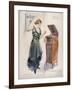 Boy Wanted! a Girl on Her Own Plays Her Phonograph-James Montgomery Flagg-Framed Photographic Print