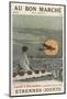 Boy Watches Plane 1911-null-Mounted Photographic Print