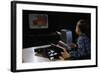 Boy Watching Film Strip-William P. Gottlieb-Framed Photographic Print