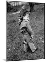 Boy Wearing a Davey Crockett Hat-Ralph Morse-Mounted Photographic Print