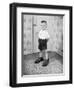 Boy Wearing Men's Shoes-Philip Gendreau-Framed Photographic Print